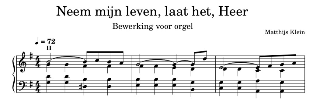 Neem mijn leven, laat het Heer