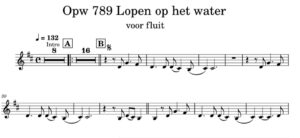 Opwekking 789 - Lopen op het water - bovenstem fluit