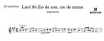 Zie de zon, zie de maan - Tegenstem voor Eb-instrument